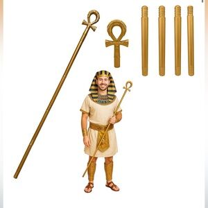 Egyptian Pharaoh Kids Costume with Gold Accents